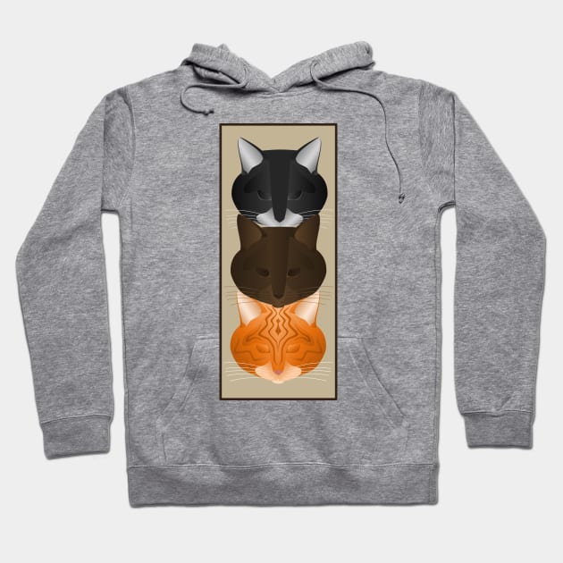 Kitty Totem Hoodie by FunkilyMade